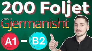 200 FOLJE  FJALOR A1 B2 gjermanisht me audio dhe perkthim ne shqip [upl. by Ronda]