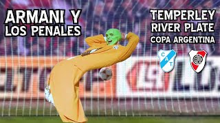 Armani y los penales contra Temperley [upl. by Emmanuel]