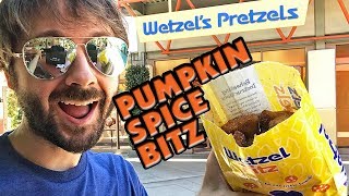 Wetzels Pretzels PUMPKIN SPICE Bitz Review [upl. by Auop]