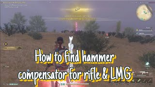 how to find hammer compensator for rifle amp LMG  Once Human [upl. by Eliza]