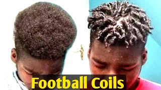 How To Big Finger Coils For MenBoys Hair naturalhair [upl. by Aigil266]