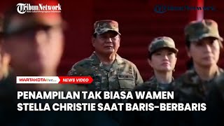 Penampilan Tak Biasa Wamen Stella Christie saat Barisberbaris [upl. by Aneetsirk]