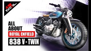 25 Lakh Views  All About Royal Enfield 838 VTwin Bobber Concept KX  41NM TORQUE [upl. by Liamaj]