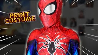 All New All Different SpiderMan Suit Review Print Costume [upl. by Lethia]