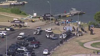 CrossFit Games drowning report Crews appear to pull body from Fort Worth lake [upl. by Annirok]