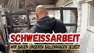 FarmVLOG998  So genial wird der neue Ballenwagen [upl. by Sebbie]