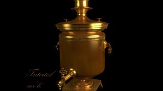 Blender Tutorial FR  Samovar texturage et composition  By Profiz Partie 2 [upl. by Tedder]