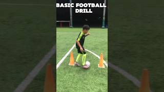 Basic Football Drills for 10 Year olds shorts shortfeed shortvideo soccer football basic [upl. by Alded247]