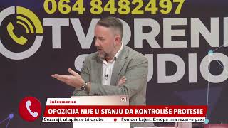 OTVORENI STUDIO  Opozicija organizuje Majdan u Srbiji [upl. by Annor]