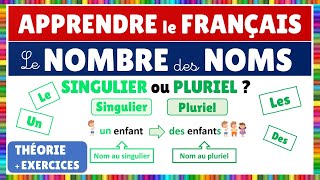 Le nombre des noms  Singulier ou pluriel  Français [upl. by Alemrac]