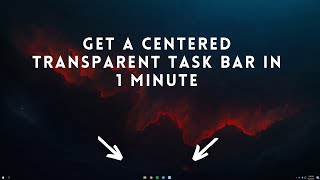 How to Make Taskbar Transparent Windows 10 and 11 2024 [upl. by Cole809]