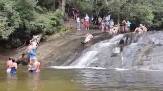 Cashiers North Carolina has its own Sliding Rock just like Brevard [upl. by Herm]