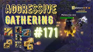 Aggressive Gathering 171  The 74 ore is ours  PvP  Open World [upl. by Nipha153]