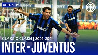 CLASSIC CLASH  INTER 32 JUVENTUS 200304  EXTENDED HIGHLIGHTS ⚽⚫🔵 [upl. by Lesley518]