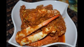 Crab Masala  Kurli Sukka  Traditional Mangalorean Recipe [upl. by Aleibarg800]