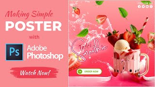 A Simple Post using Adobe Photoshop  Graphic Use  trending photshop photoshoptutorial tutorial [upl. by Ylenaj]