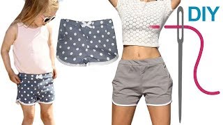 Kurze Hose nähen für Anfänger – DIY Hot PantsShorts quotMINAquot [upl. by Lahcsap663]