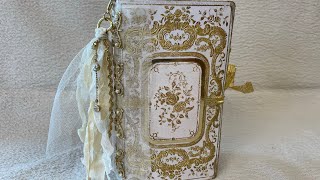 How I created this “Little French Book”  junkjournal craftwithme [upl. by Daniella175]