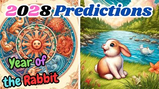 2028 Year of the Rabbit Chinese Zodiac Predictions amp Trends [upl. by Byler]