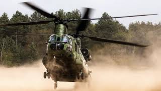 4K60 RNLAF Chinook Apache Cougar Training at the GLV5 POV [upl. by Lleihsad]