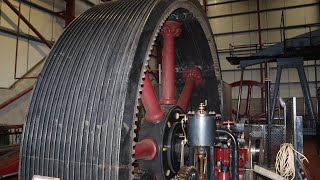 MARKHAM GRANGE STEAM MUSEUM  A COLLECTION OF 16 RUNNING STATIONARY STEAM ENGINES IN DONCASTER [upl. by Amilah]