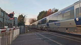 double misuse antrim station level crossing co antrim 111124 [upl. by Sarena]