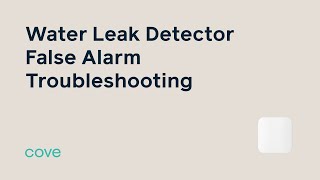 Water Leak Detector False Alarm Troubleshooting [upl. by Arua700]