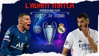 Lavant match quotPSG🆚RMAquot 8e de finale aller 🔴🔵 Show Time⏳psg championsleague psgrma realmadrid [upl. by Jobyna]