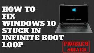 How to Fix Automatic Repair Loop in Windows 10  Startup Repair Couldn’t Repair Your PC [upl. by Morrie]