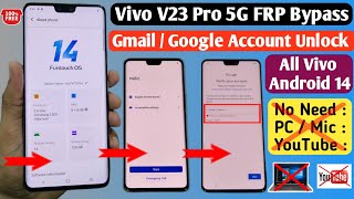 Vivo V23  V23 Pro 5G FRP Bypass  All Vivo Android 14 FRP Bypass  Vivo 5G FRP Bypass [upl. by Norrahs]