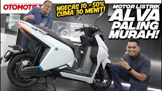 MOTOR LISTRIK ALVA TERMURAH ALVA N3 JARAK TEMPUH 140 KM SUDAH BISA FAST CHARGING l Otomotif TV [upl. by Twelve]