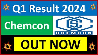 CHEMCON SPECIALITY q1 results 2024 CHEMCON q1 results CHEMCON SPECIALITY Share News CHEMCON Share [upl. by Arevle]