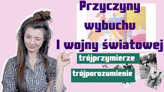 KOREPETYCJE Z HISTORII Przyczyny wybuchu I WOJNY ŚWIATOWEJ Trójprzymierze i Trójporozumienie [upl. by Bithia57]