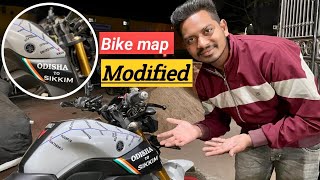 Finally Sikkim ride start  mt15 bike map Stickering  modified  j ten rider [upl. by Gnel]