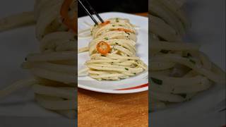 The Easiest Italian Pasta Dish Classic Aglio Olio e Peperoncino food cooking [upl. by Melas]