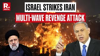 Israel Strikes Iran Military Bases In Multiple Precision Attacks in Tehran [upl. by Nennek]