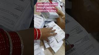 Dispatches of website orders done [upl. by Yeltnarb]