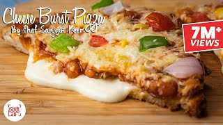 Cheese Burst Pizza Recipe  Chef Sanjyot Keer [upl. by Krispin]