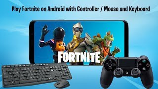 How to Play Fortnite on Android with ControllerMouse and Keyboard [upl. by Jedediah]