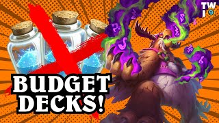 THREE Strong Budget Hearthstone Decks for Beginners [upl. by Canute125]