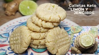 Galletas keto de limón y jengibre  Nos ayudan a mejorar el sistema inmunológico  Libres de gluten [upl. by Ianej164]