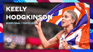 Keely Hodgkinsons RECORDBREAKING 800m silver 🥈  Tokyo 2020 Olympic Games  Medal Moments [upl. by Launcelot]