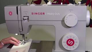 Singer Heavy Duty 4423 33 Mending Stitch [upl. by Macmahon]