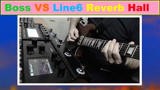 Line6 HX Stomp VS Boss GT1000 Core  Reverb Type Hall  All Settings Same  No Talking [upl. by Ramso]