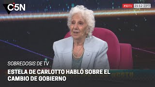 ESTELA DE CARLOTTO ¨Cuando MILEI ASUMA vamos a pedirle una AUDIENCIA¨ [upl. by Ermanno]