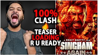 Singham Again TEASER Update  Singham 3 CLIMAX Shocking Update  Singham 3 vs Bhool Bhulaiya 3 Clash [upl. by Marga101]