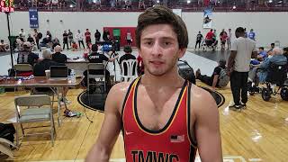 Cooper Flynn U23 Nationals 57 kg Freestyle Champion [upl. by Nnainot]