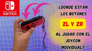 COMO USAR LOS GATILLOS EN JOYCON INDIVIDUAL 🤔 [upl. by Bricker]