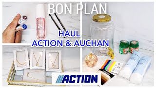 HAUL ACTION amp AUCHAN BON PLAN 🤩💘 [upl. by Naihs]