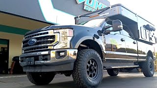 FORD F350 GETS CARLI LEVELING KIT WITH METHOD WHEELS AND NITTO TIRES [upl. by Pascha]